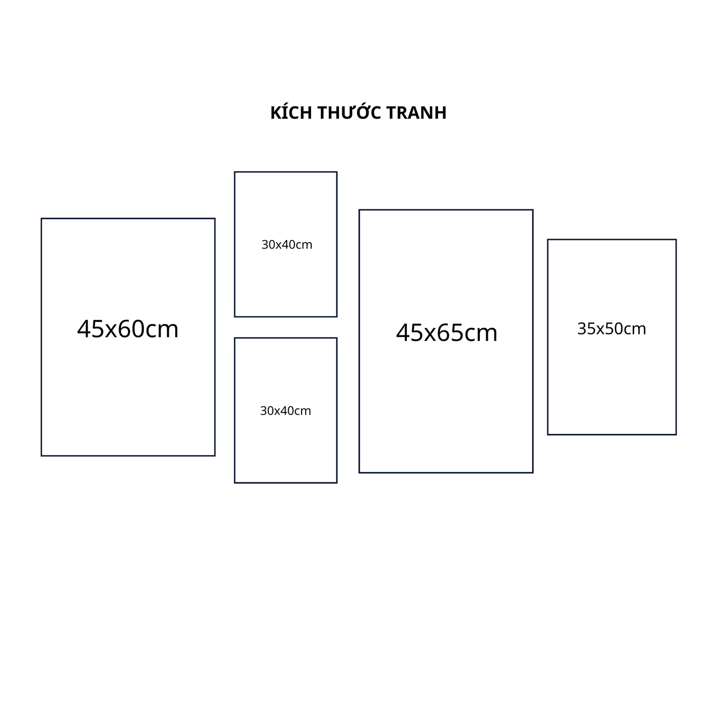 Bộ 5 Tranh Tối Giản - AVA514