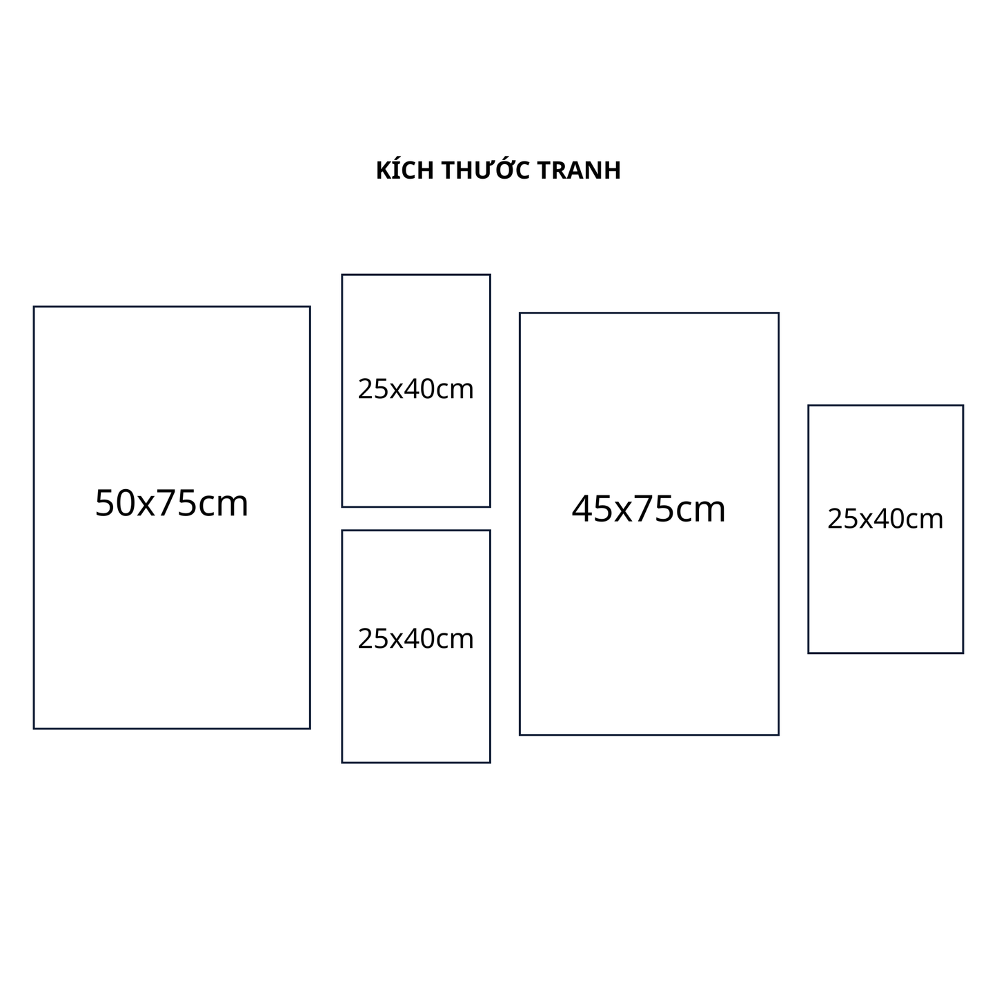 Bộ 5 Tranh Tối Giản - AVB448