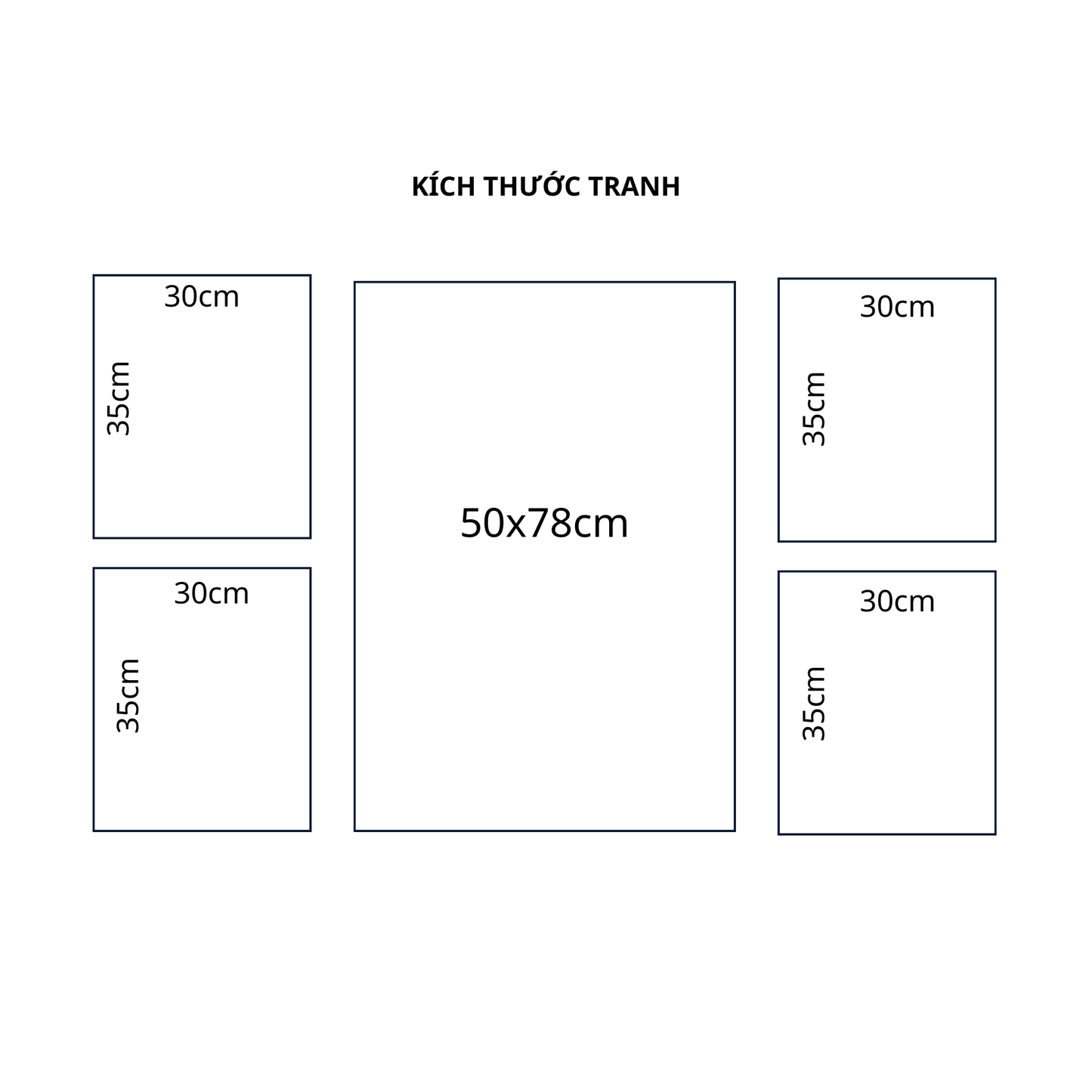 Bộ 5 Tranh Hoa Lá - AVB442