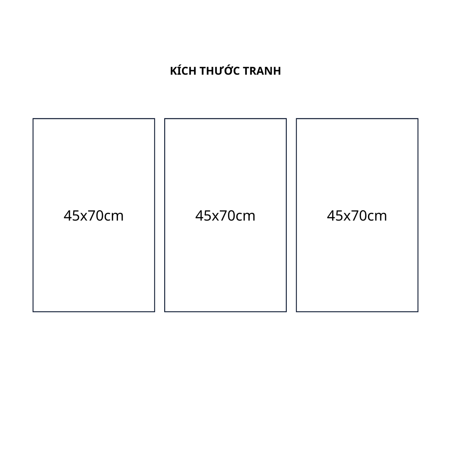 Bộ 3 Tranh Biển - AVA501