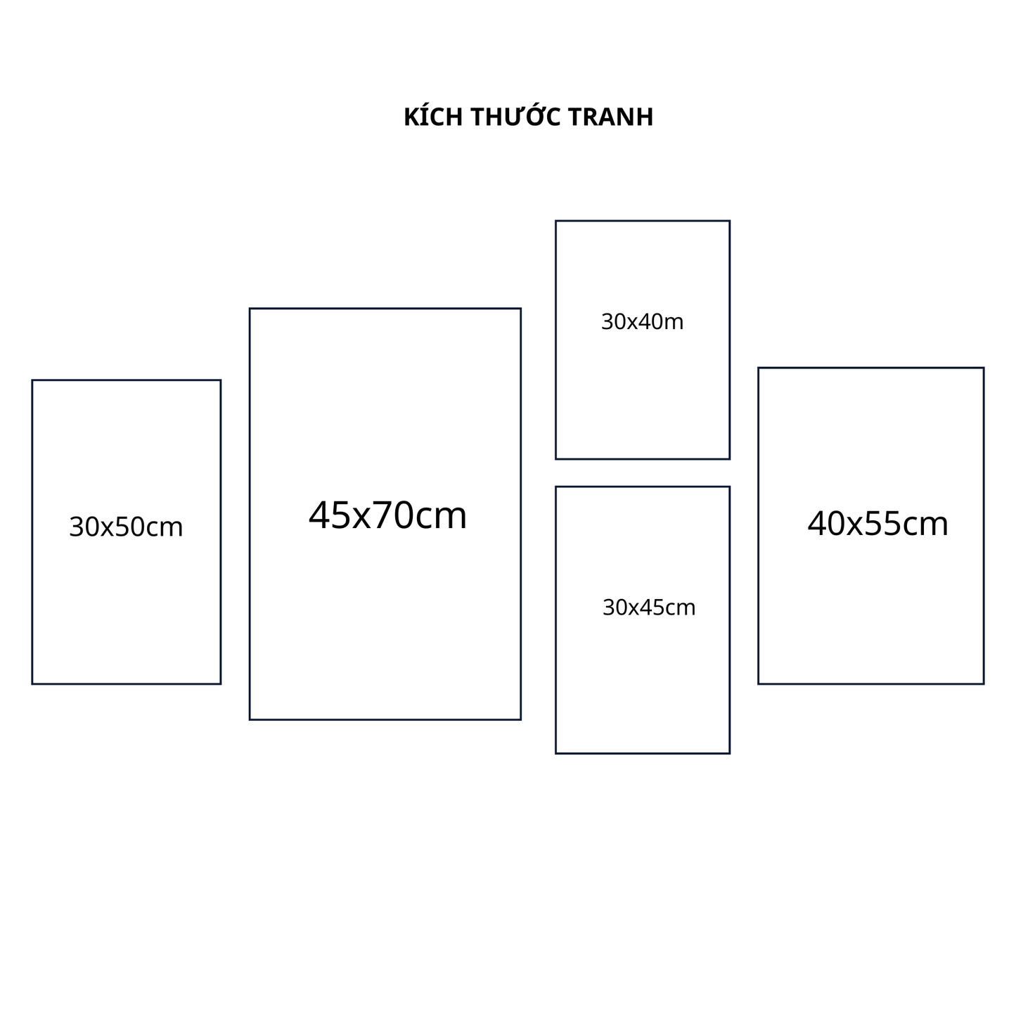 Bộ 5 Tranh Tối Giản - AVB464