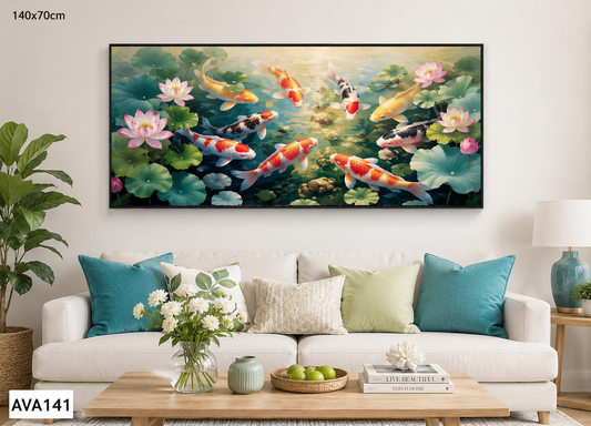 Tranh Cửu Ngư Quần Hội - AVA141