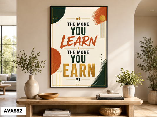Tranh Động Lực - Quote Tiếng Anh - AVA582