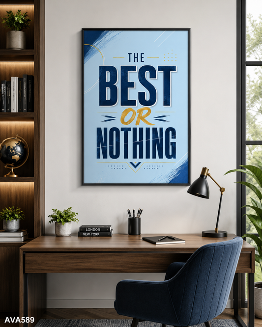 Tranh Động Lực - Quote Tiếng Anh - AVA589