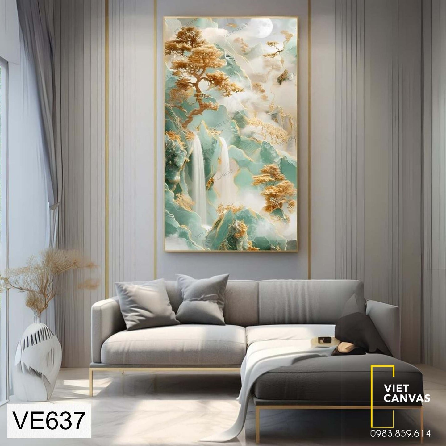 Tranh Trừu Tượng Phong Cảnh - VE637