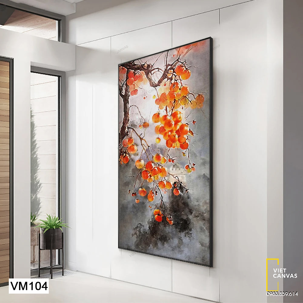 Tranh Cành Hồng Sai Quả VM104