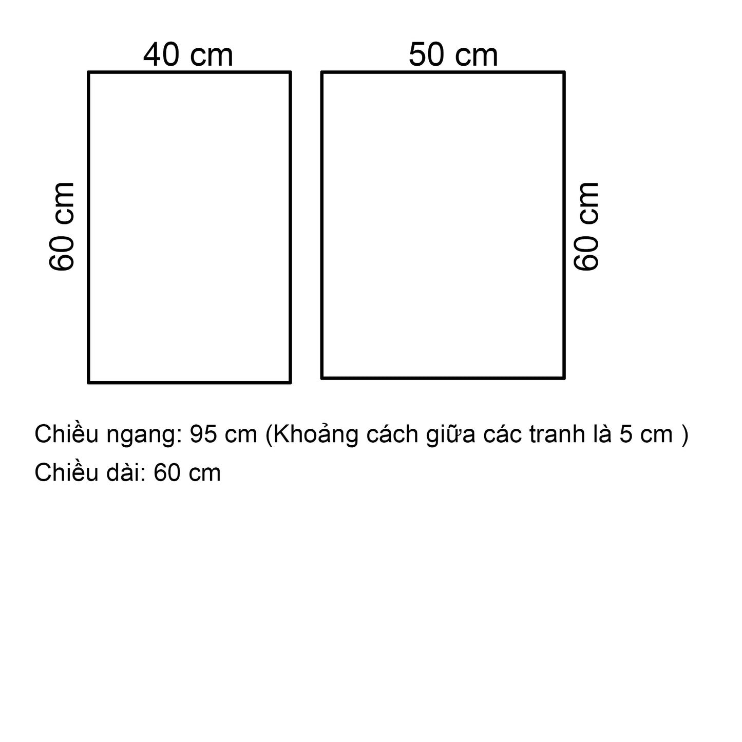 Bộ 2 Tranh Sóng Biển Và Tranh Trừu Tượng - VH876