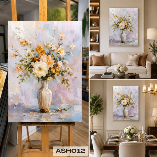 Tranh Sơn Dầu Sắc Hoa An Nhiên - ASH012