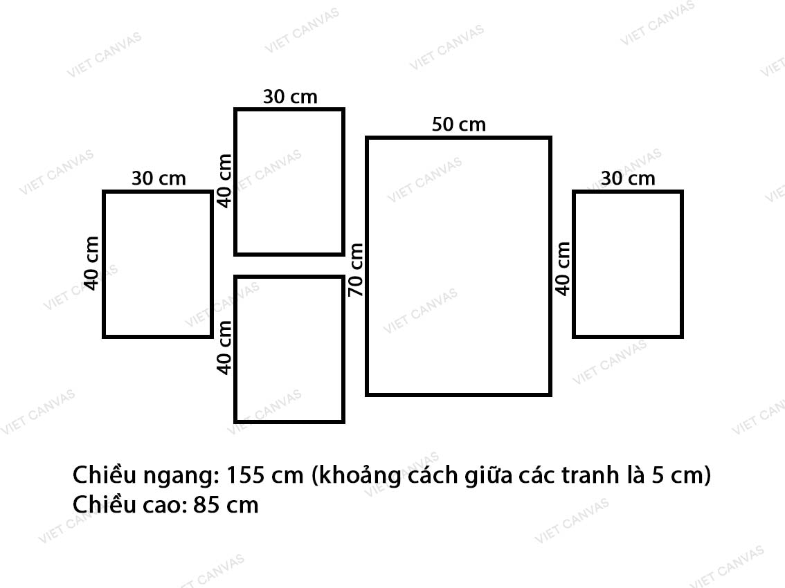 Bộ 5 Tranh Ngựa Vằn Và Quotes - VQ784