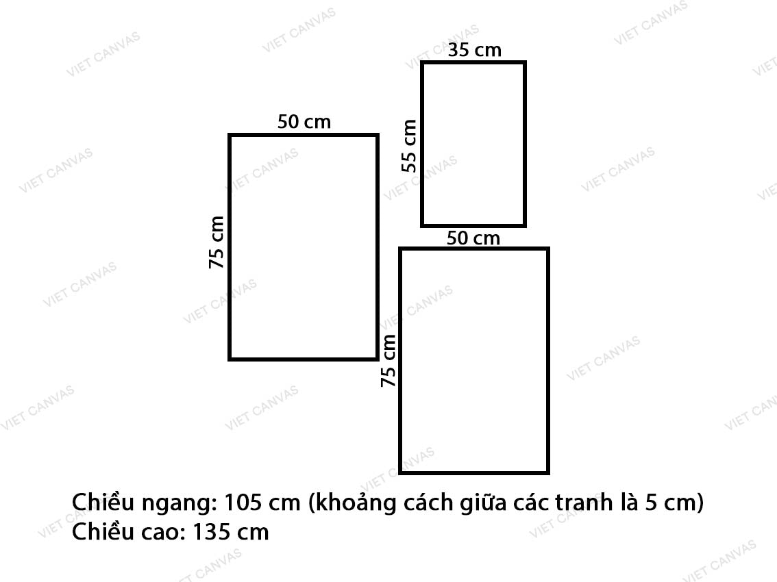 Bộ 3 Tranh Những Chiếc Lá - VQ769.4