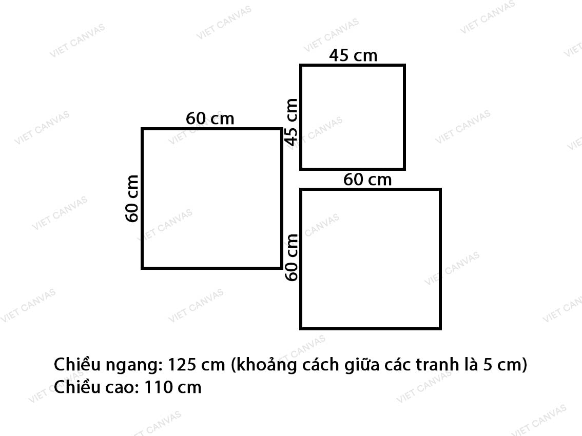 Bộ 3 Tranh Động Vật Dễ Thương - VQ269.1