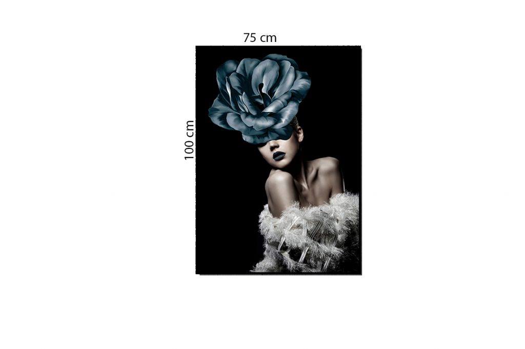 Tranh Vẻ Đẹp Hoa Và Cô Gái - HD395