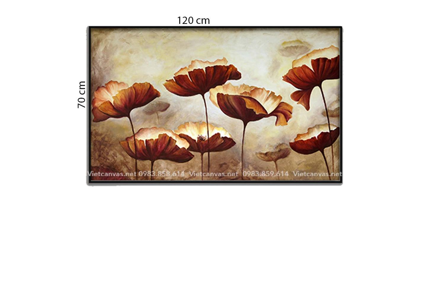 Tranh Lá Sen Thanh Tịnh - HD440