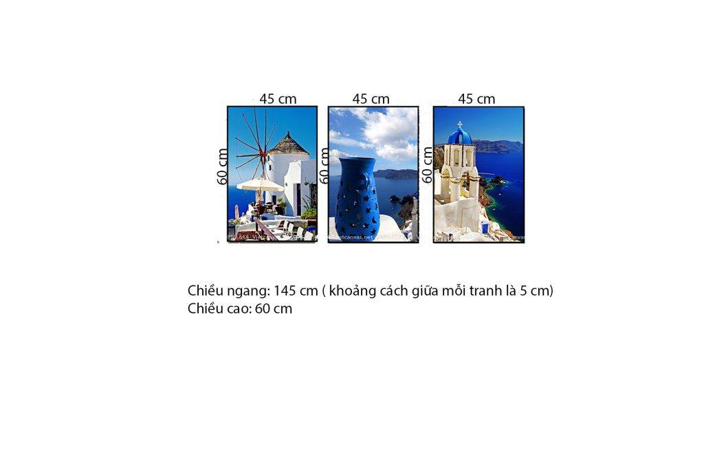 Bộ 3 Tranh Chiếc Bình Cổ Và Ngọn Hải Đăng - HD450