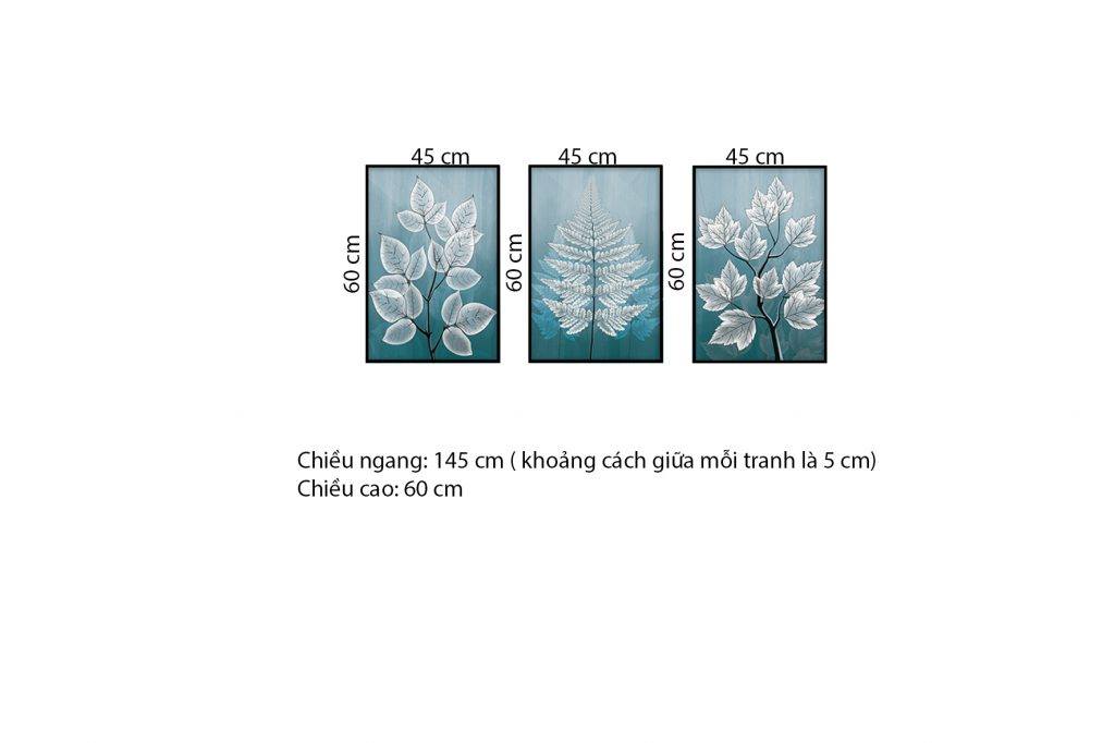 Bộ 3 Tranh Vẻ Đẹp Của Lá - HD387