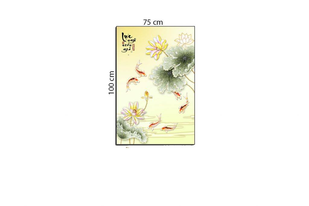 Tranh Đàn Cá Dưới Hồ Nước Trong Veo - HD382