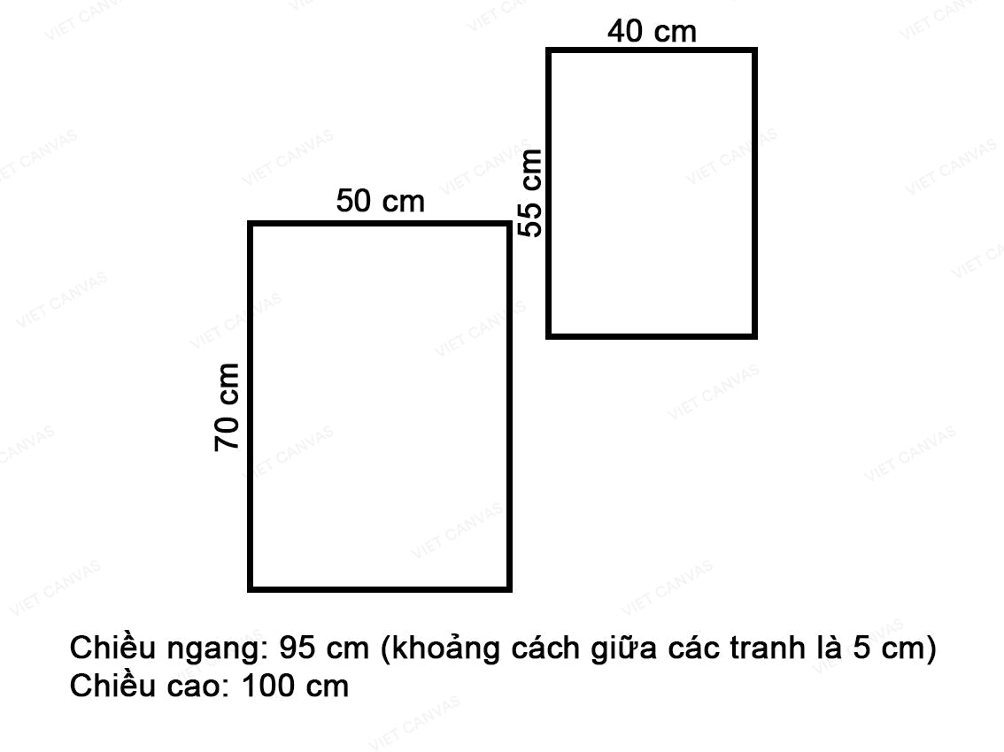 Bộ 2 Tranh Hàng Rào - VK647.1