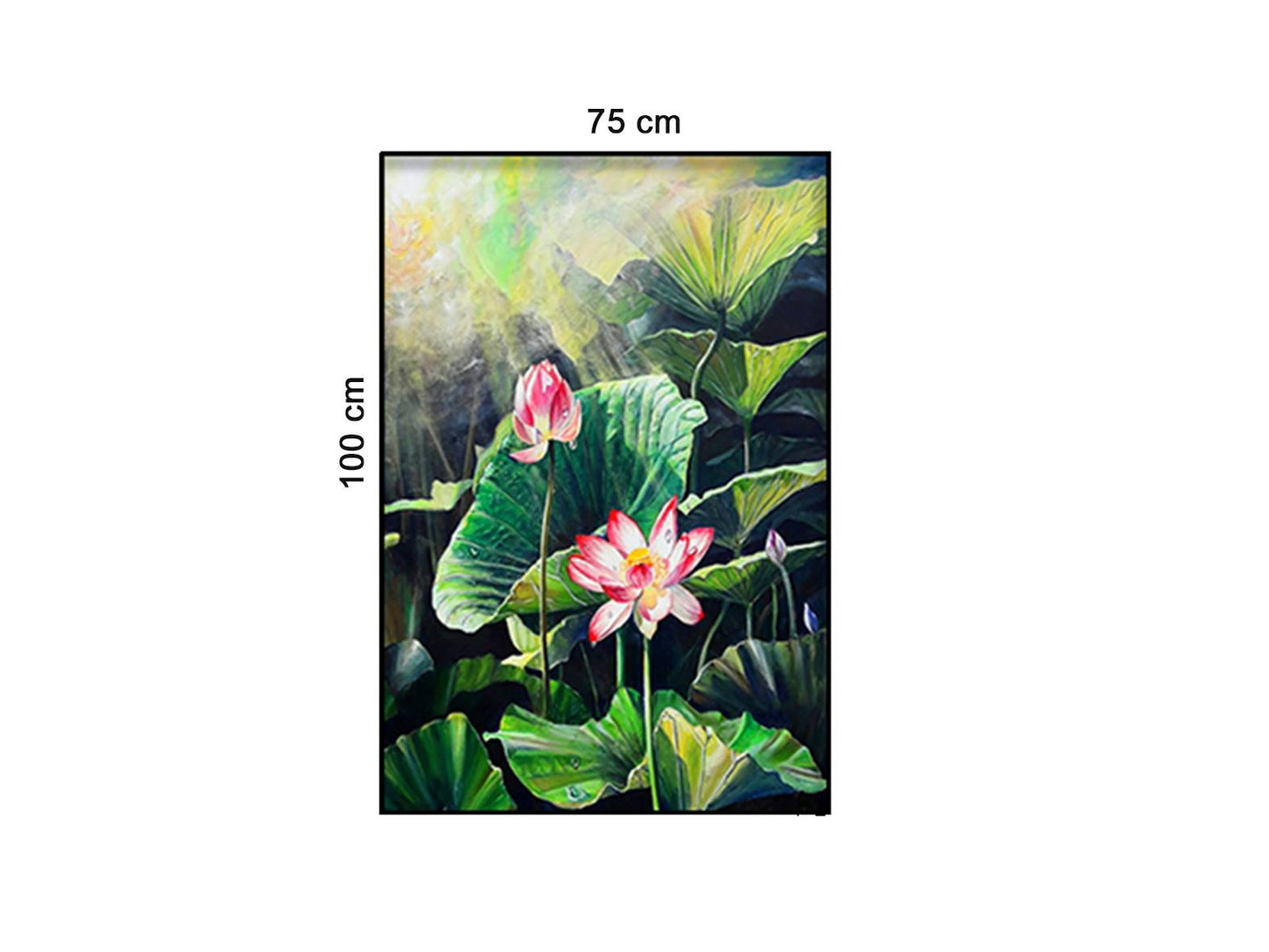 Tranh Hoa Sen Tĩnh Lặng - HD480