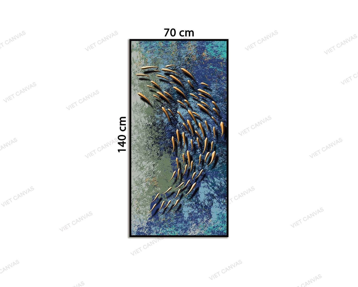 Tranh Đàn Cá Bơi Lội Giữa Đại Dương - VC491