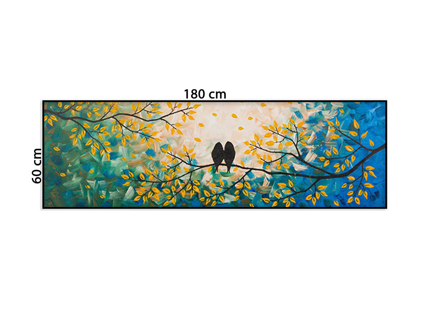 Tranh Hai Chú Chim Giữa Rừng Cây - HD020