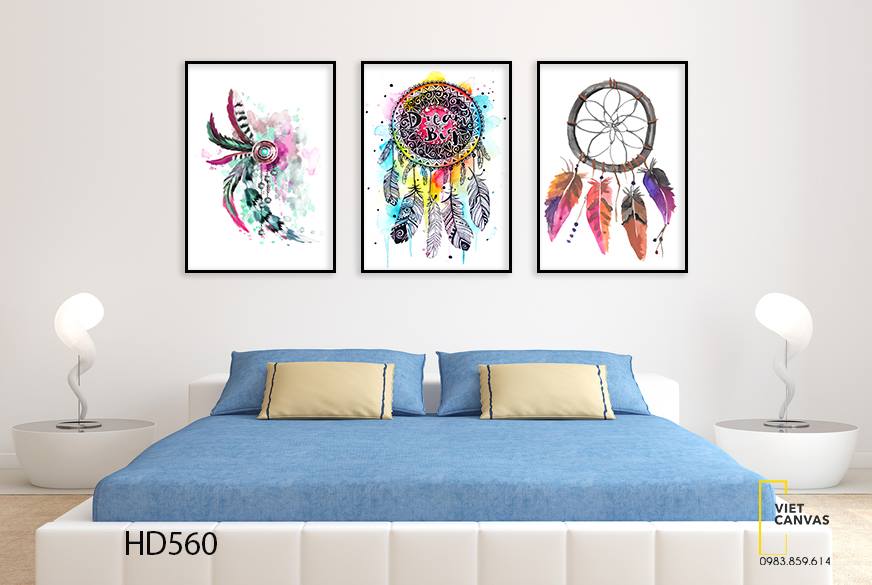 Bộ 3 Tranh Dream Catcher - HD560