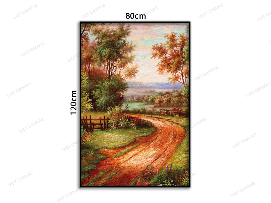 Tranh Đường Làng Quê Hương - VB141