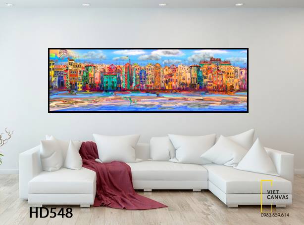 Tranh Thành Phố Phồn Hoa - HD548