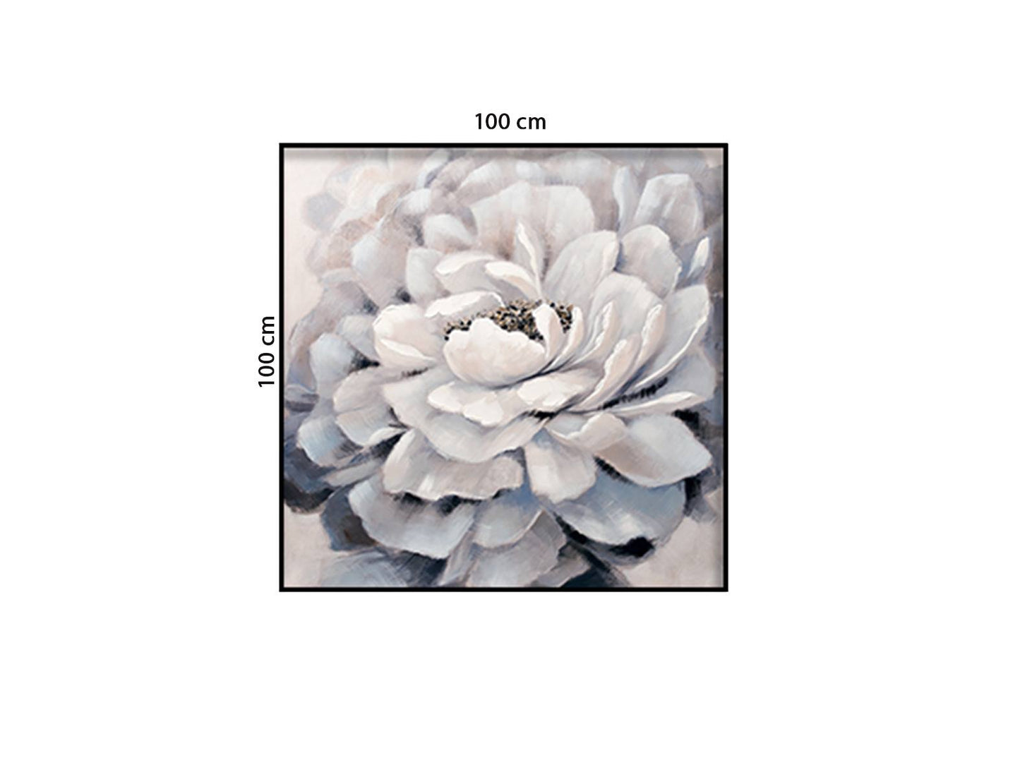 Tranh Bông Hoa Trắng Tinh Tế - HD479