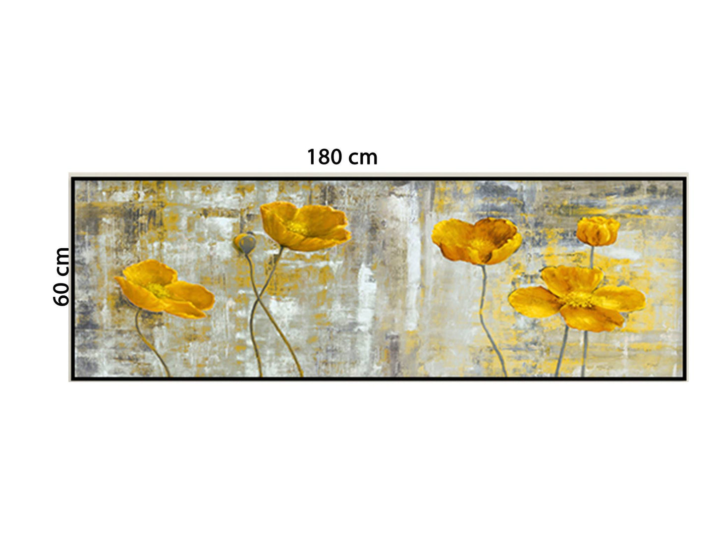 Tranh Hoa Cúc Vàng Cổ Điển - HD019