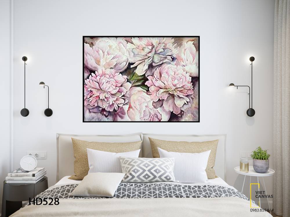 Tranh Hoa Cẩm Chướng Hồng - HD528