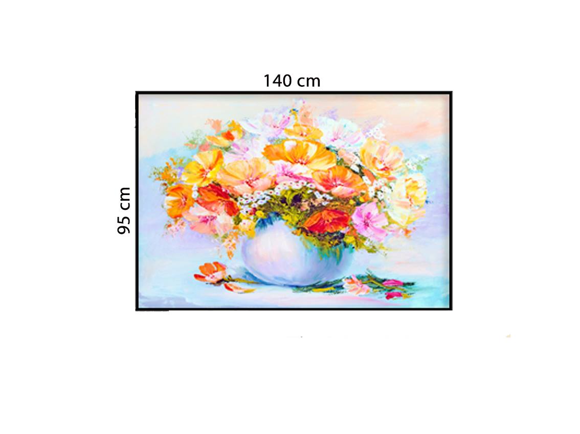 Tranh Bình Hoa Khoe Sắc - HD214