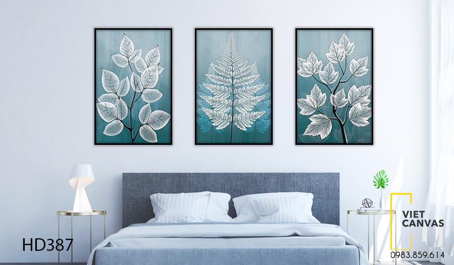 Bộ 3 Tranh Vẻ Đẹp Của Lá - HD387