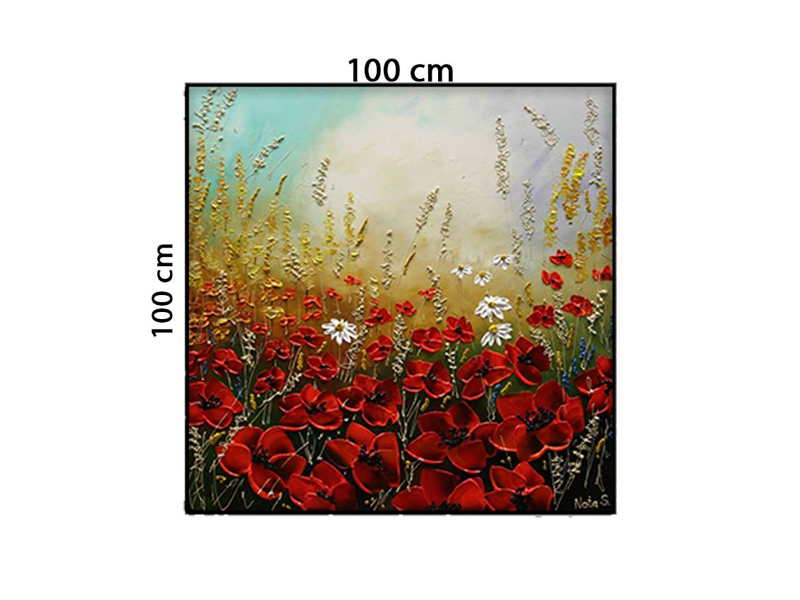 Tranh Cánh Đồng Hoa - HD641