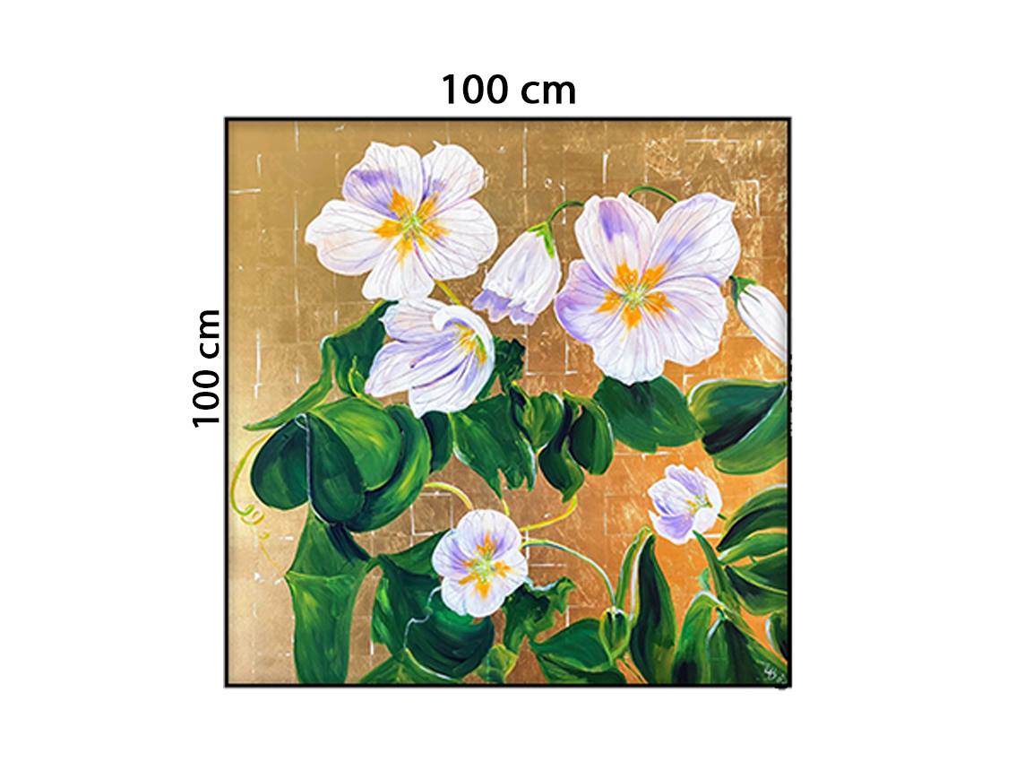 Tranh Hoa Trắng Tinh Khôi - HD642