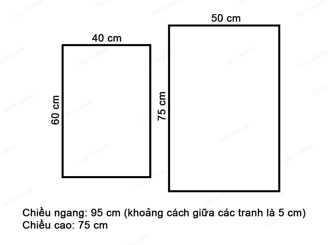 Bộ 2 Tranh Khu Rừng Xanh - VY695.2