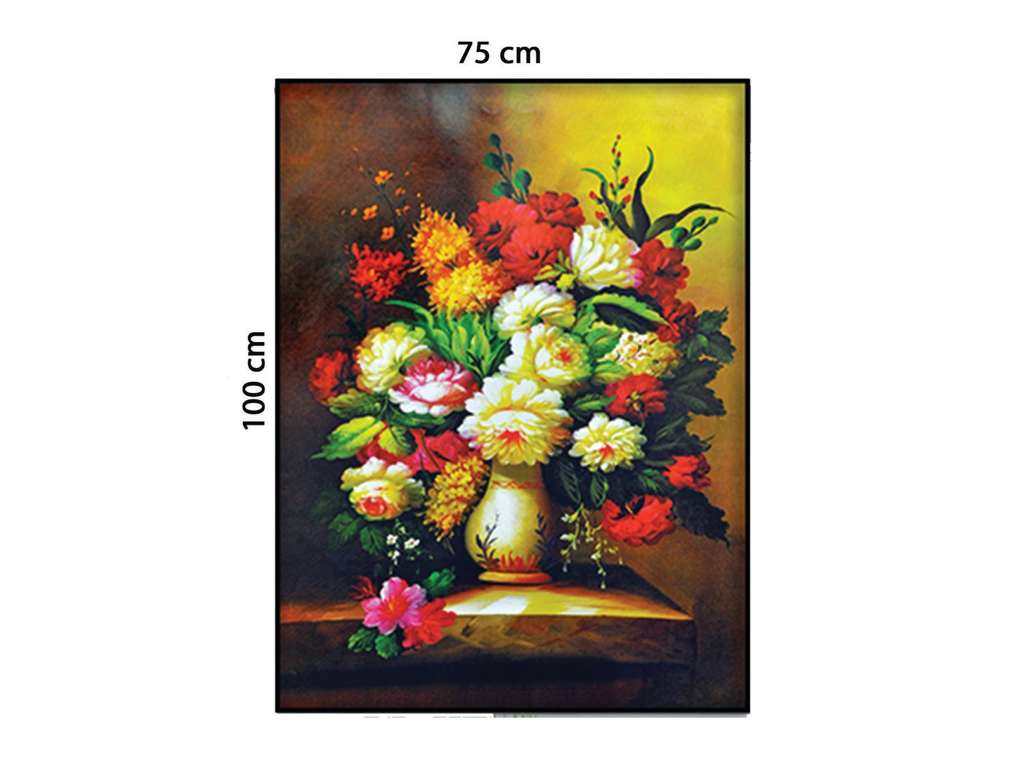 Tranh Bình Hoa Đa Sắc - HD874