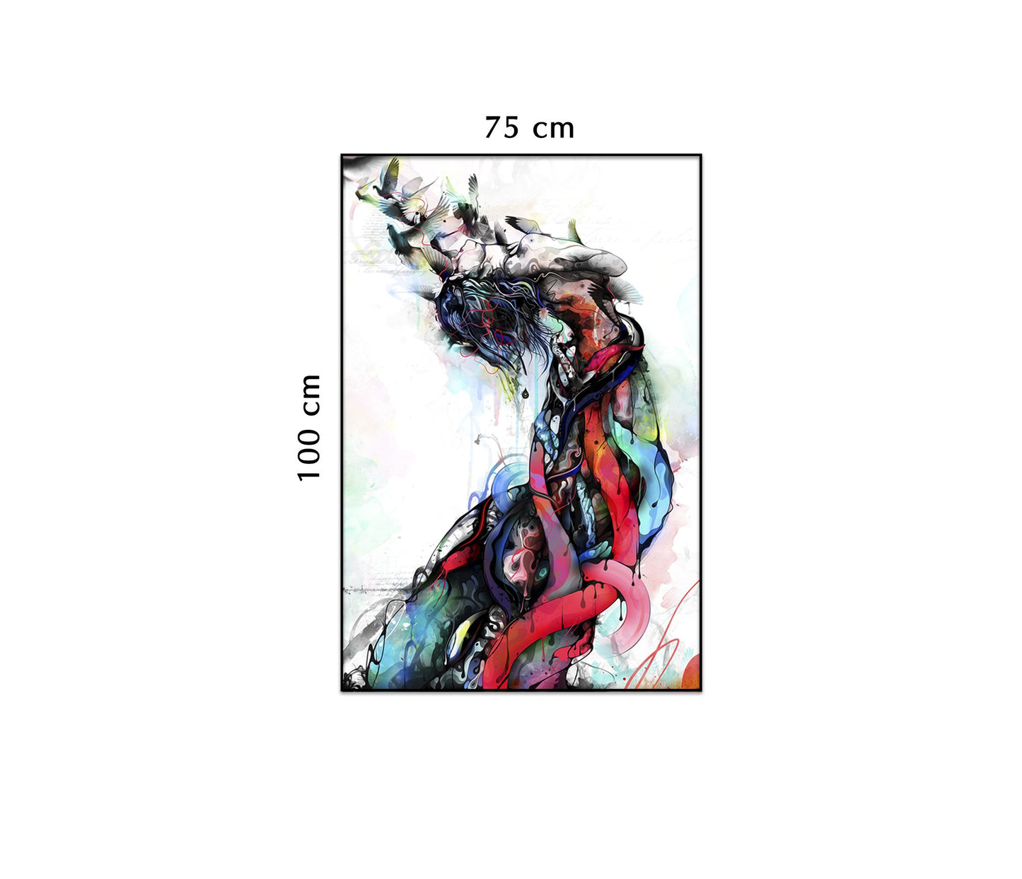 Tranh Trừu Tượng Sắc Màu - NT047
