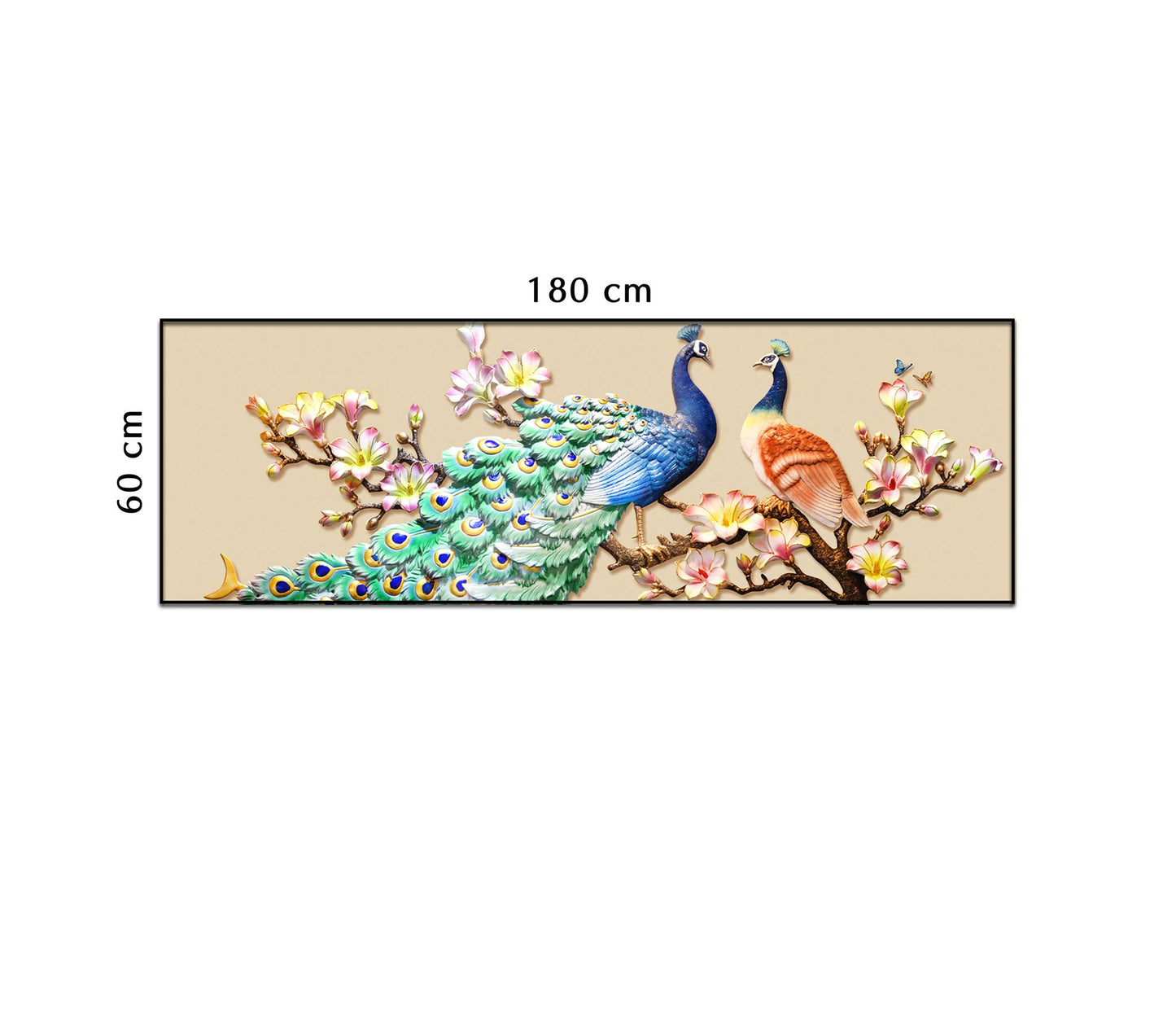 Tranh Đôi Mãn Đường Trên Cành Hoa - NT171