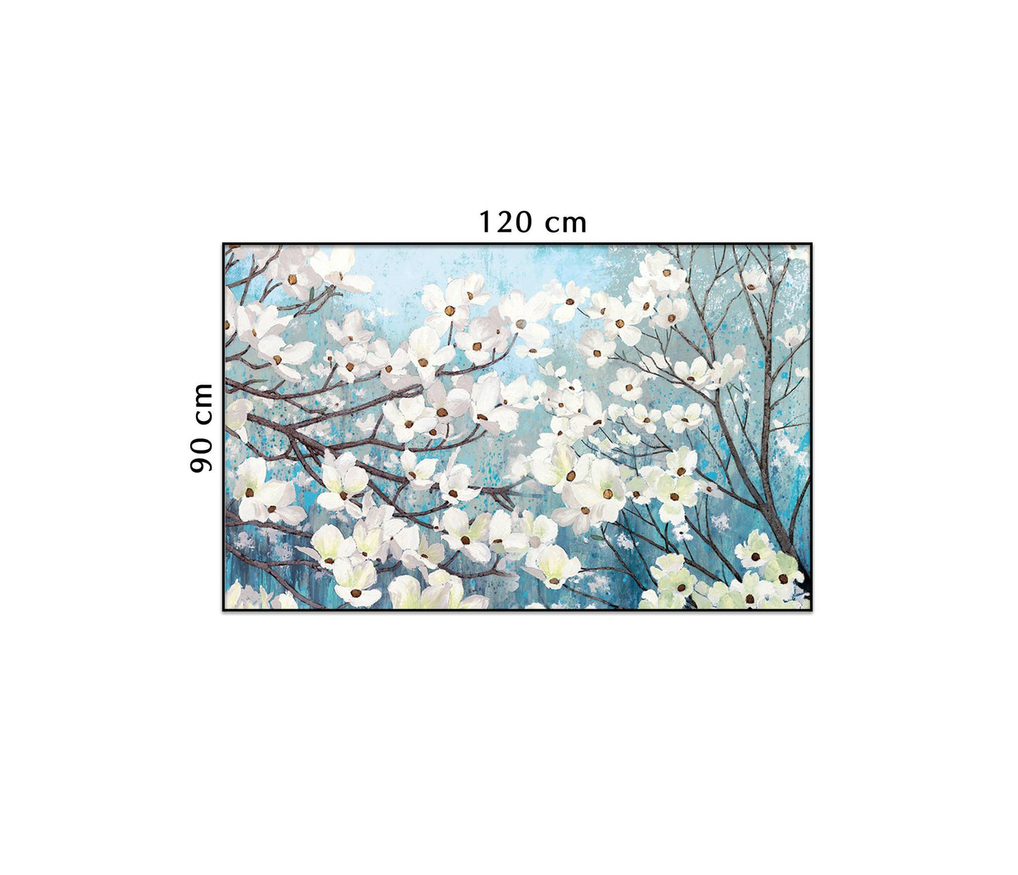 Tranh Cánh Hoa Sắc Trắng - NT080