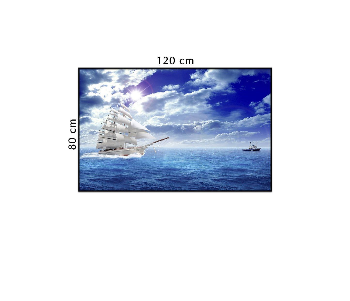 Tranh Cánh Buồm Trên Biển - NT123