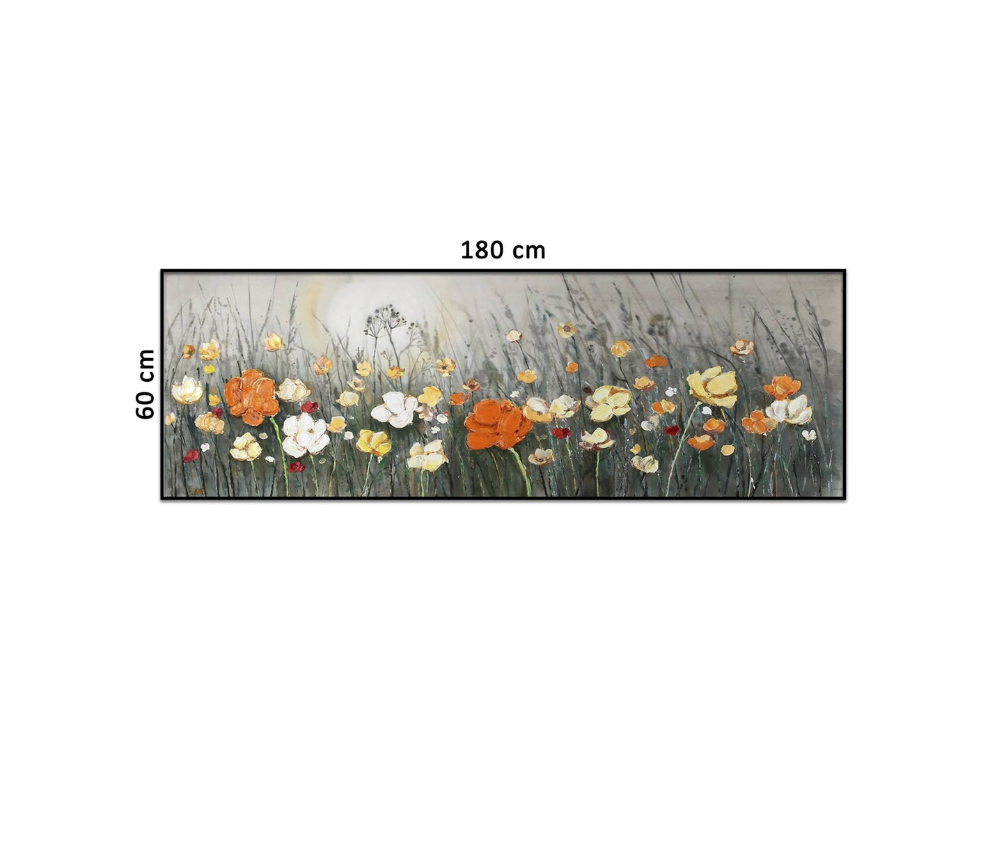 Tranh Cánh Đồng Hoa Đa Sắc - NT162