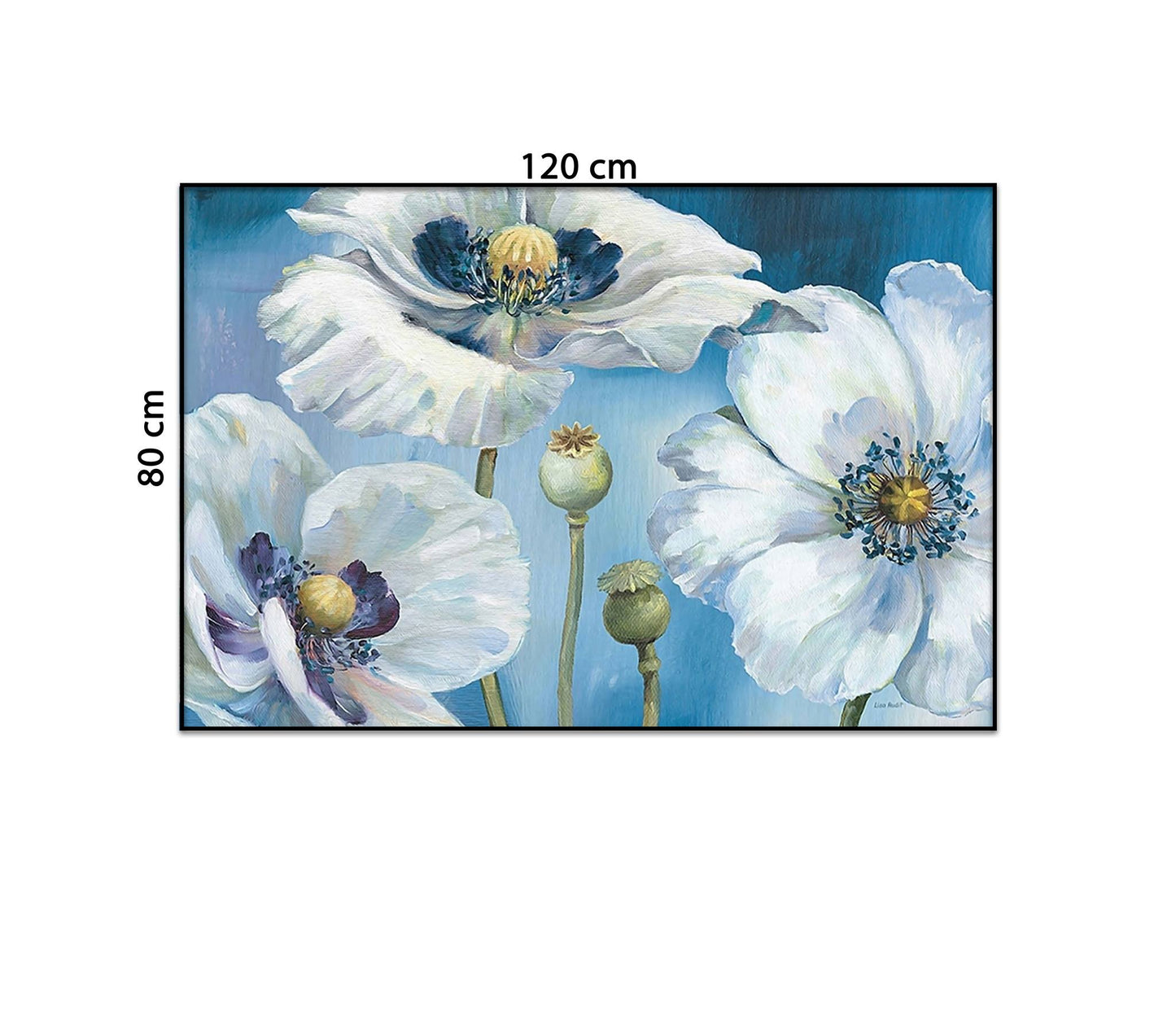 Tranh Hoa Trắng Tinh Khôi - NT160