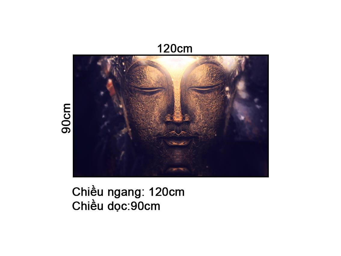 Tranh Đức Phật Hiện Hữu - NT339