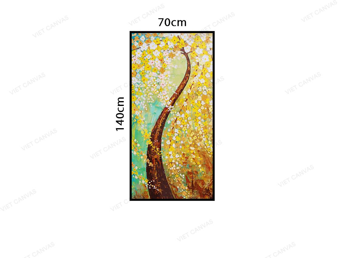 Tranh Cành Mai Nở Rộ - NT411