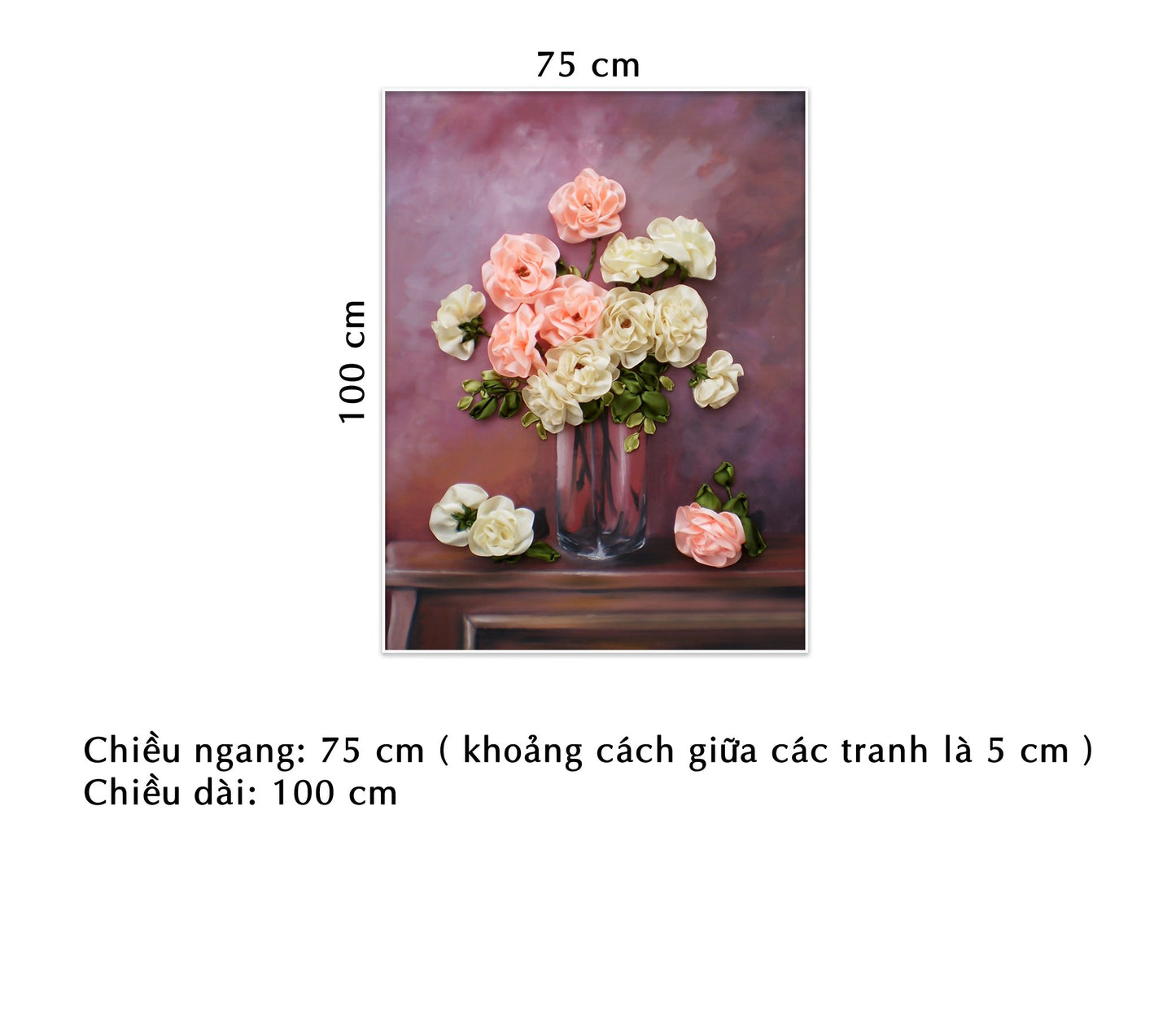 Tranh Lọ Hoa Xinh Xắn - HD959