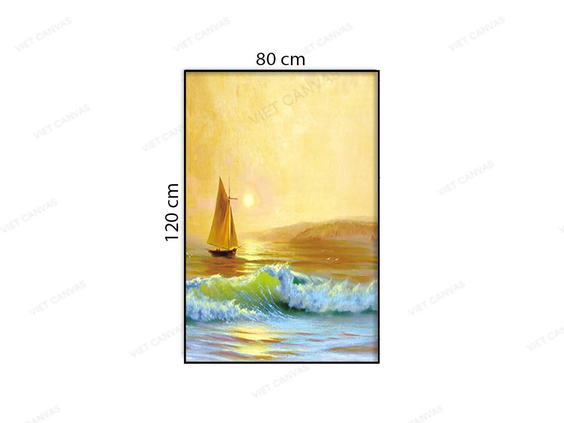 Tranh Sóng Vỗ Rì Rào - NT643