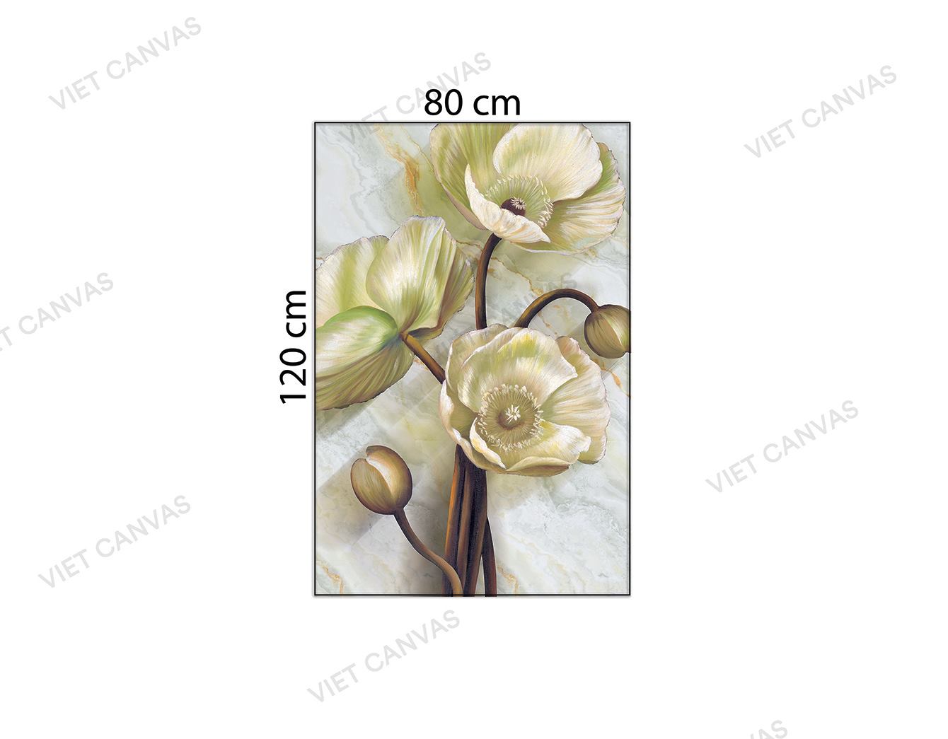 Tranh Hoa Đua Sắc - NT668