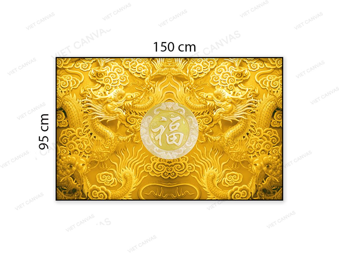Tranh Rồng Bay Uốn Lượn - NT747