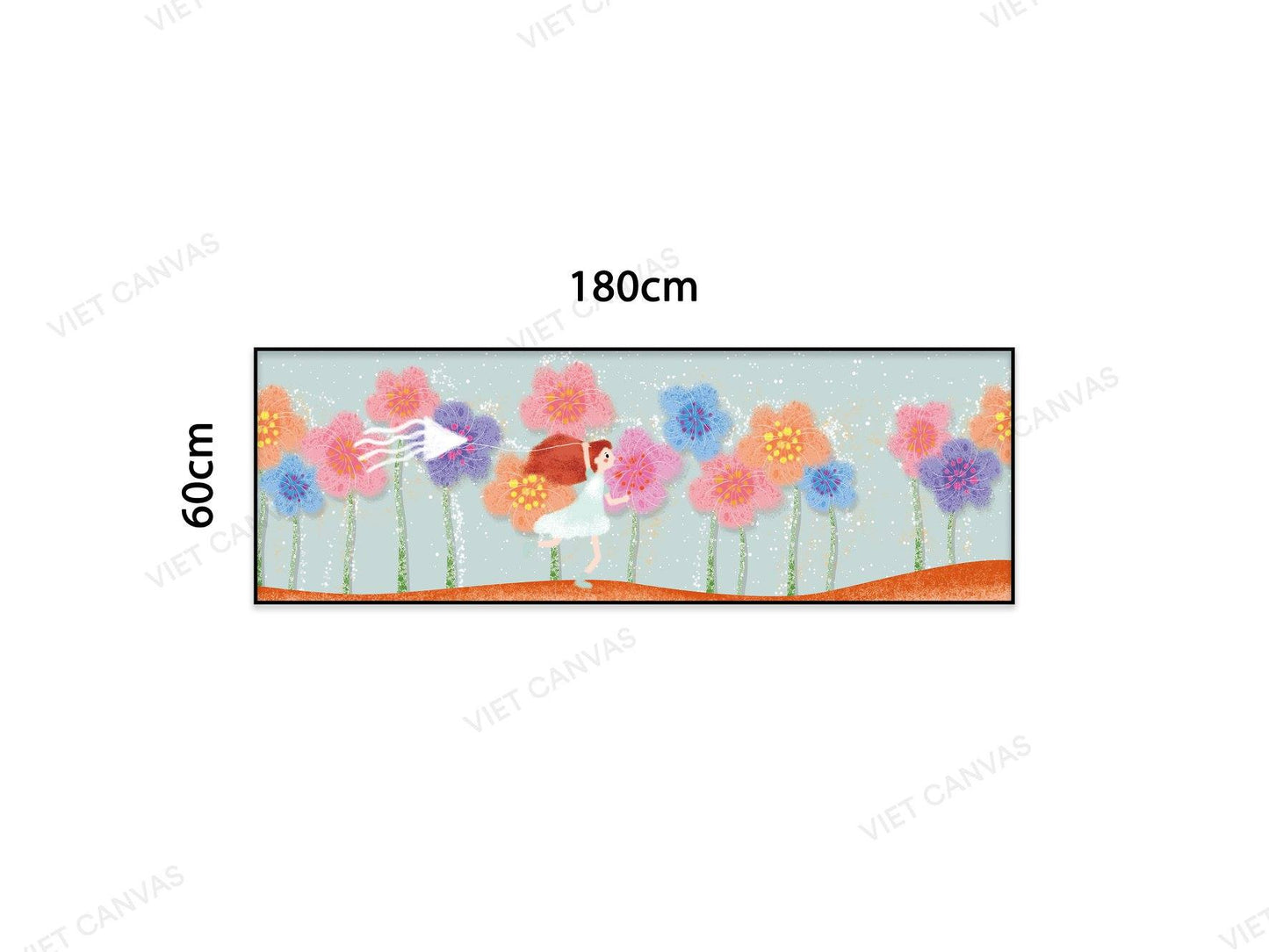 Tranh Cô Gái Trong Vườn Hoa - NT794