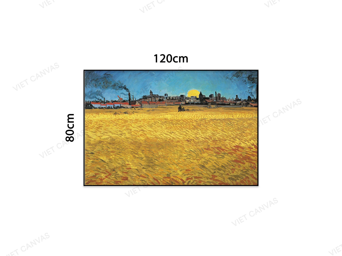 Tranh Cánh Đồng Lúa - NT754